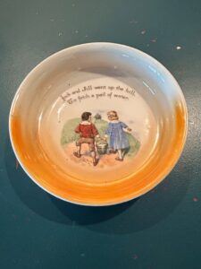Antique-Jack-and-Jill-Baby-Dish-Bowl-Germany