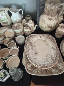Brown-Transferware-China-Sets-B