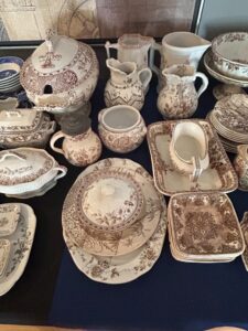 Brown-Transferware-China-Sets-D