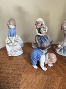 Collection-of-Lladro-Porcelain-Figurines-including-Courtney-and-Royal-Copenhagen-Crawling-Child-second-image
