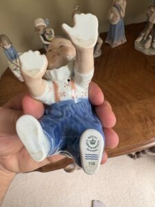 Collection-of-Lladro-Porcelain-Figurines-including-Courtney-and-Royal-Copenhagen-Crawling-Child-third-image