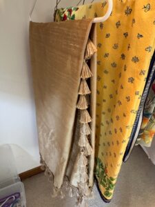 Collection-of-Vintage-Decorative-Fabric-Remnants-and-Valances