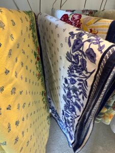 Collection-of-Vintage-Decorative-Fabric-Remnants-and-Valances-third-image