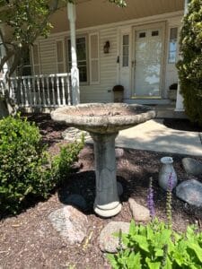 Concrete-Bird-Bath-with-Fluted-Pedestal-and-Scalloped-Basin