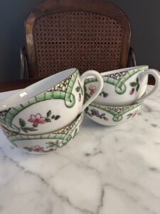 Japanese-Porcelain-Tea-Cups-with-Floral-Motif