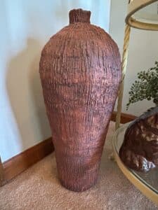 Large-Textured-Ceramic-Vase-Brutalist-Style