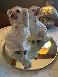 Pair-of-th-Century-Staffordshire-King-Charles-Spaniel-Figurines