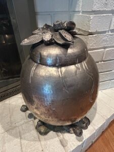 Silver-Plated-Art-Nouveau-Urn-with-Turtle-Feet