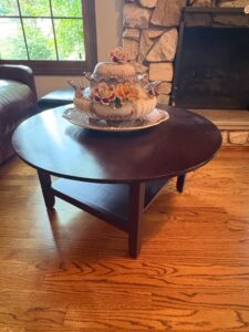 Vintage-Capodimonte-Floral-Soup-Tureen-Set