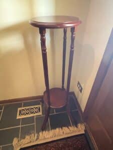 Vintage-Mahogany-Barley-Twist-Two-Tier-Pedestal-Plant-Stand