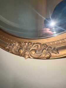 Vintage-Ornate-Oval-Wall-Mirror-Intercraft-Hollywood-Regency-Style-second-image