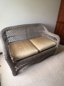 Vintage-Rattan-Loveseat-with-Cushions