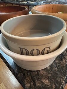 Vintage-Robinson-Ransbottom-Pottery-Dog-Bowl