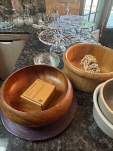 Vintage-Teak-Wood-Salad-Bowl-Set-with-Napkin-Rings