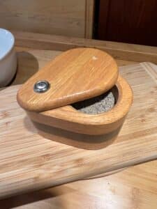 Acacia-Wood-Divided-Salt-Cellar-with-Swivel-Lid