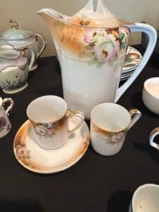 Antique-Hand-Painted-Nippon-Porcelain-Chocolate-Set