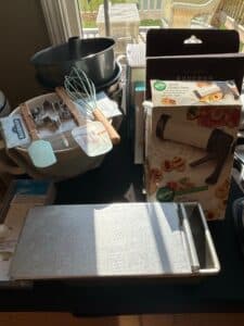 Assorted-Home-Baking-Tools-and-Bakeware-Collection-with-Williams-Sonoma-Bouchon-Mold-and-Wilton-Spritz-Cookie-Press