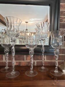 Clear-Glass-Hurricane-Candle-Holders-with-Twisted-Stems