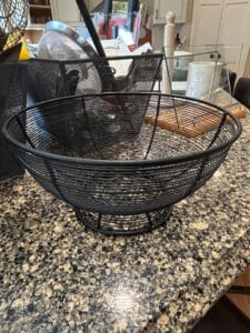French-Wire-Pedestal-Fruit-Bowl