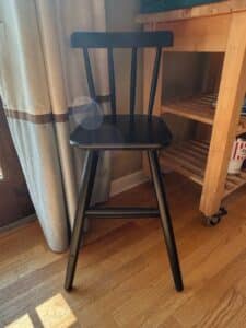IKEA-AGAM-Junior-Chair-Black