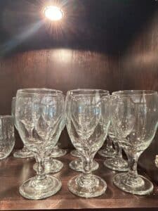 Libbey-Chivalry-Clear-Water-Goblets