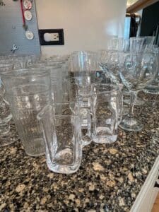 Libbey-Gibraltar-Clear-Glassware-Collection-Pitchers-and-Tumblers