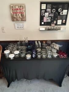 Mixed-Lot-of-Vintage-Laboratory-Canning-and-Decorative-Glassware