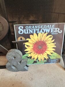 Orangedale-Sunflower-Brand-Citrus-Crate-Label