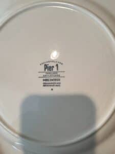 Pier-Imports-Macintosh-Dinner-Plate-second-image