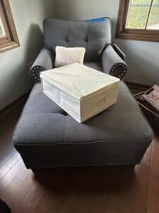 Tufted-Gray-Chaise-Lounge-with-Nailhead-Trim