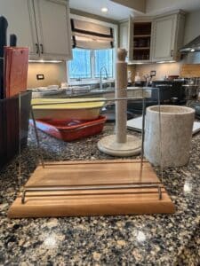 Wooden-Cookbook-Stand-with-Tempered-Glass-Shield