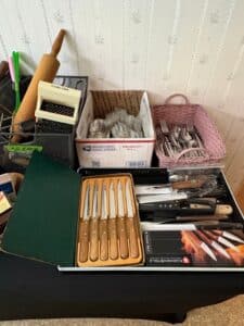 Assorted-Vintage-Kitchen-Utensils-and-Flatware-Collection-second-image-1