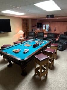 Billiard-Table-with-Matching-Bar-Stools-Set-second-image