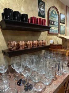 Collection-of-Barware-and-Pub-Decor