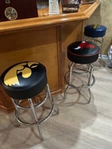 Collection-of-Four-Collegiate-and-Professional-Sports-Logo-Bar-Stools-second-image