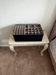 French-Provincial-Style-Accent-Table-with-Modular-Jewelry-Storage-Case-second-image