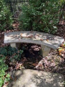 Garden-Statuary-Set-Three-Concrete-Planters-and-One-Curved-Bench-fifth-image