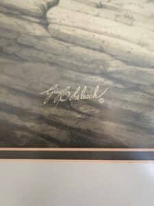 Guy-Coheleach-Signed-Limited-Edition-Print-Reclining-Snow-Leopard-sixth-image