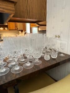 Large-Collection-of-Vintage-Cristal-dArques-Durand-Longchamp-Crystal-Stemware-and-Glassware-fourth-image