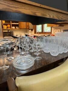 Large-Collection-of-Vintage-Cristal-dArques-Durand-Longchamp-Crystal-Stemware-and-Glassware-third-image