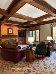 Leather-Recliner-and-Ottoman-Set