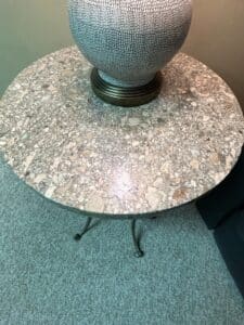 Mid-Century-Modern-Style-Terrazzo-Side-Table-with-Textured-Ceramic-Table-Lamp-third-image