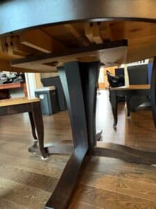 Modern-Two-Tone-Pedestal-Dining-Set-third-image