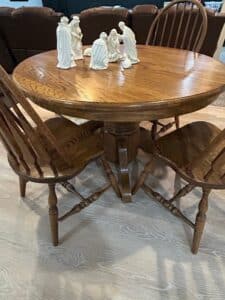 Oak-Dining-Table-and-Windsor-Chair-Set