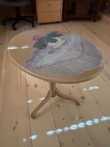 Painted-Accent-Table