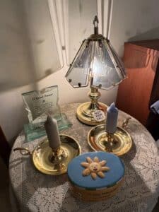 Pair-of-Brass-Chamberstick-Candle-Holders