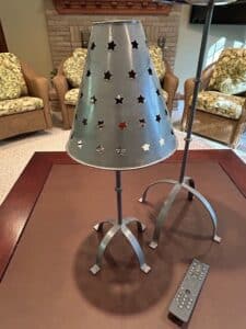 Rustic-Iron-and-Punched-Tin-Star-Table-Lamps-Set-of-second-image