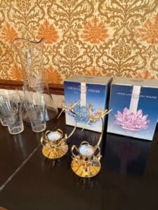 Swarovski-Crystal-Lotus-Candle-Holders