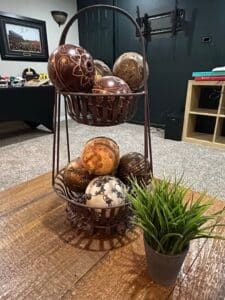 Two-Tiered-Decorative-Metal-Basket-with-Assorted-Decorative-Spheres
