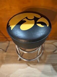 University-of-Iowa-Hawkeyes-Double-Ring-Swivel-Bar-Stool